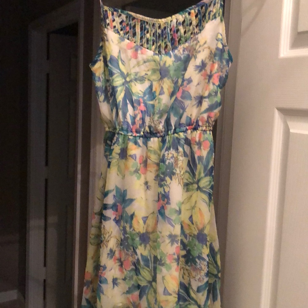 Topical print Charlotte Russe hi-lo Dress